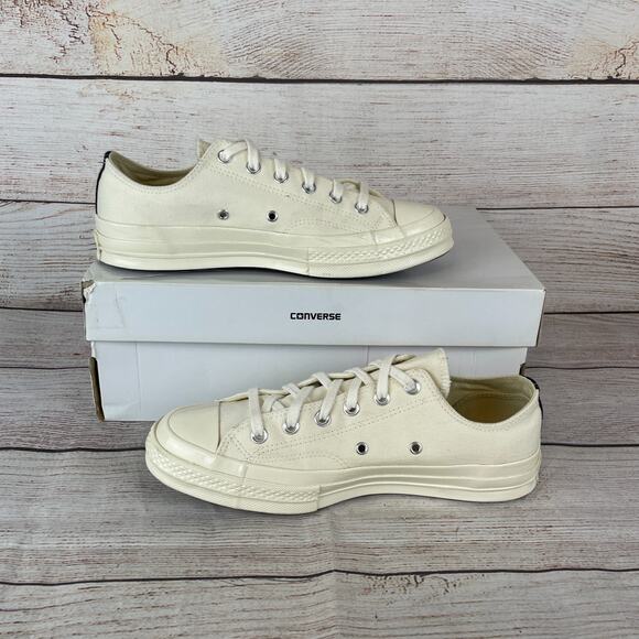 Converse x PLAY Comme des Garçons Chuck 70 Sz M 8 / W10 Sneakers Heart - Picture 2 of 11